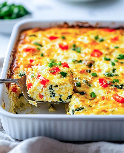 Cottage Cheese Egg Casserole