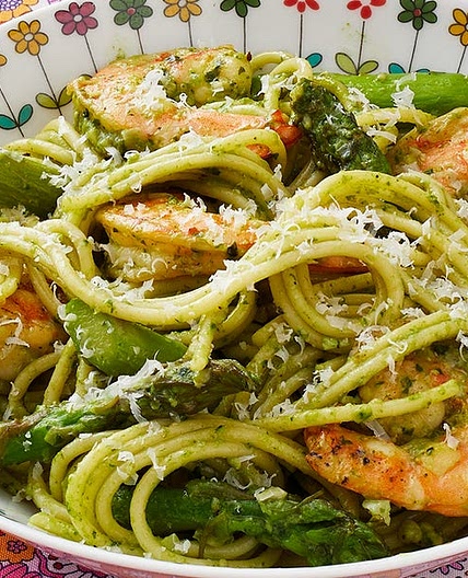 Shrimp Pesto Pasta