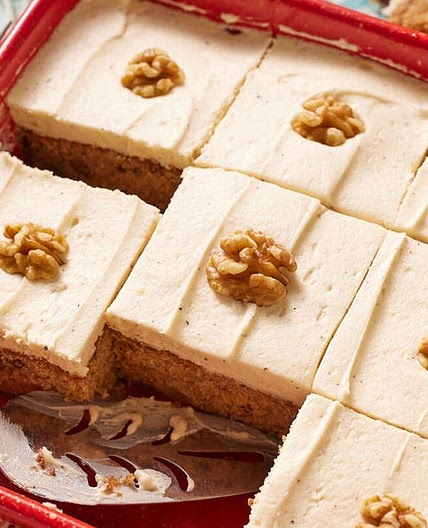 Applesauce Cake with Brown Butter Maple Buttercream