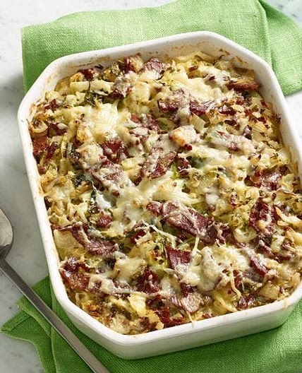 Baked Corned Beef and Cabbage Hash