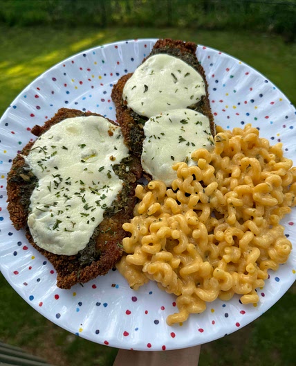 Pesto Chicken Parmesan 