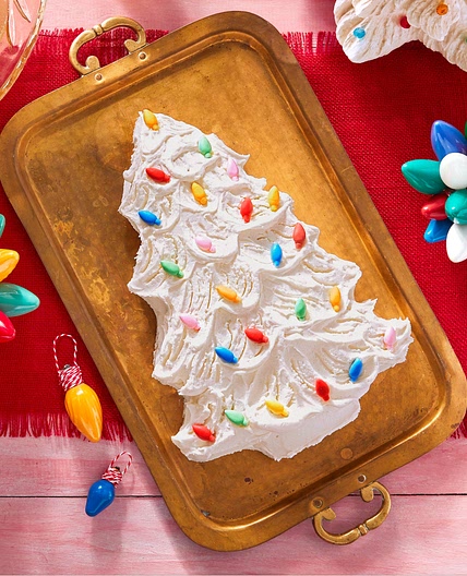 Retro Christmas Tree Cake