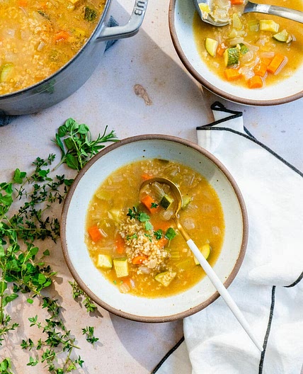 Freekah Vegetable Soup Recipe