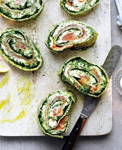 Salmon roulade