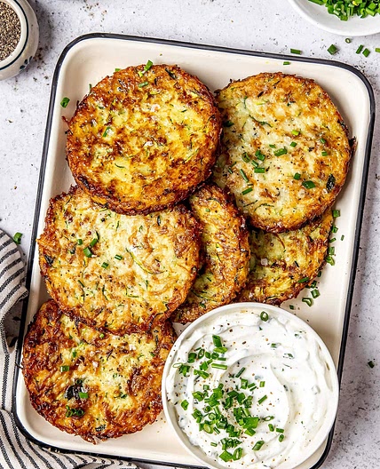 Zucchini Potato Fritters