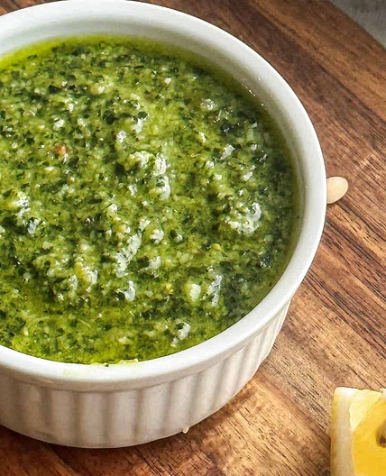 Just Your Basic Homemade Basil Pesto Recipe
