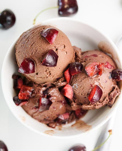 Ninja Creami Black Forest Ice Cream (Chocolate Cherry)