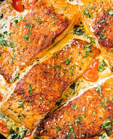 Tuscan Butter Salmon