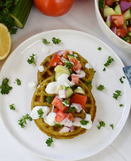 Falafel Waffles
