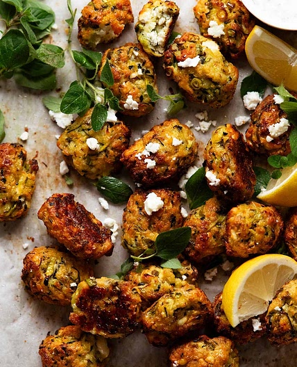 Greek Zucchini Tots