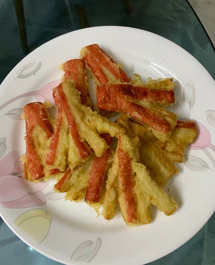 Tempura Crab Stick with Welna Tempura Batter Mix