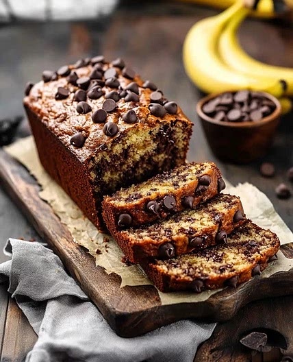 🧈🍫🍌Brown Butter Chocolate Chip Banana Bread