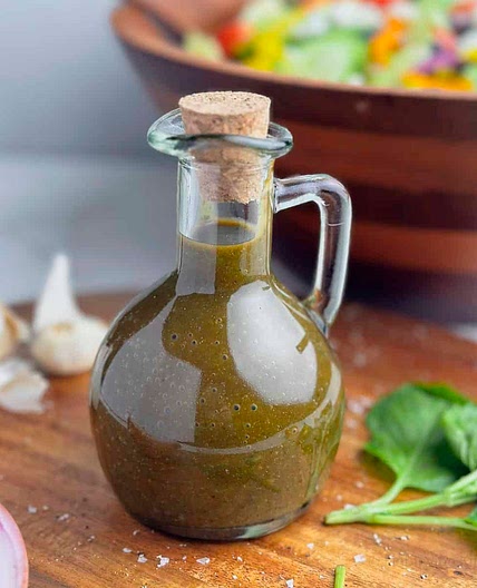 Homemade Balsamic and Fresh Basil Vinaigrette Recipe