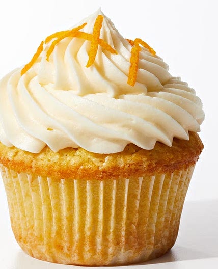 Ricotta-Orange Cupcakes with Buttercream Frosting