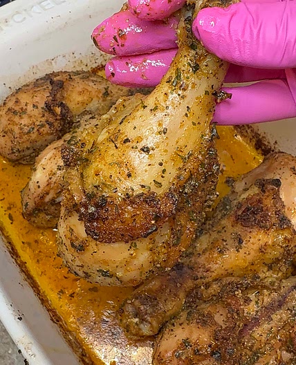 Garlic Butter Chicken Drumsticks 
