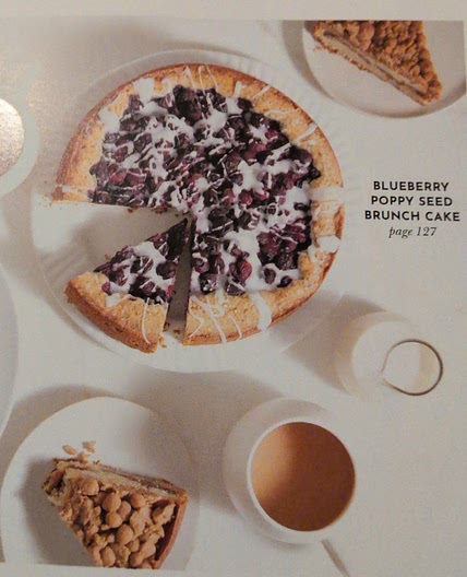 Blueberry poppy seed brunch cake
