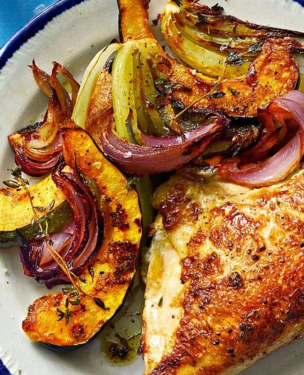 Sheet Pan Roasted Chicken