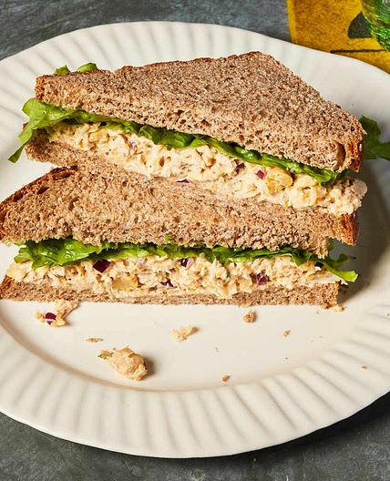 Tuna - Chickpea Toast