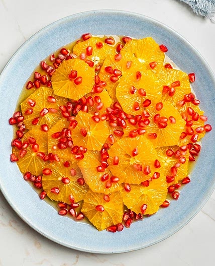Orange Pomegranate Salad with Honey