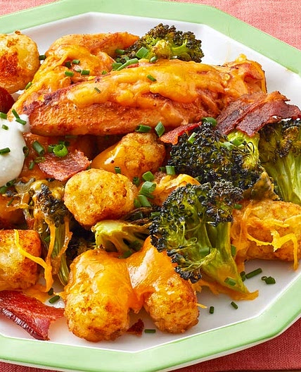 Loaded Chicken and Tater Tots