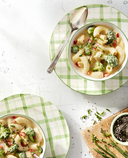 Creamy Mac-and-Cheese Chicken Soup