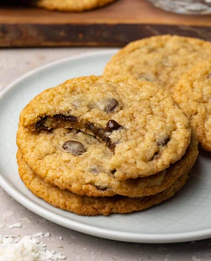 Coconut chocolate chip cookies