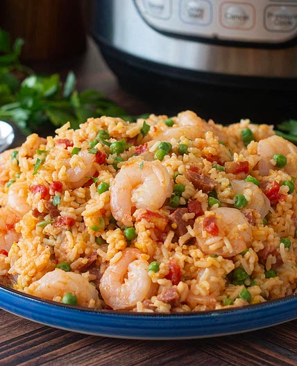 Instant Pot Paella with Shrimp and Sausage Recipe