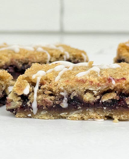 Blackberry Oat Bars