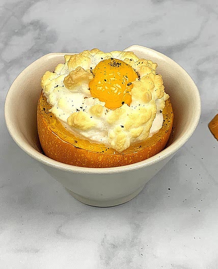 Spaghetti Squash Cloud Egg