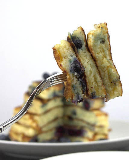 All American Blueberry Buttermilk Pancakes