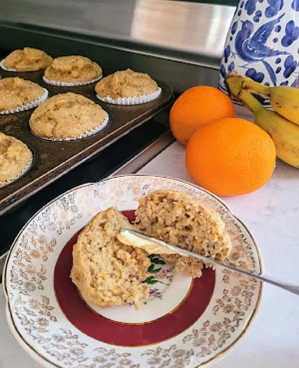 Orange Banana Muffins