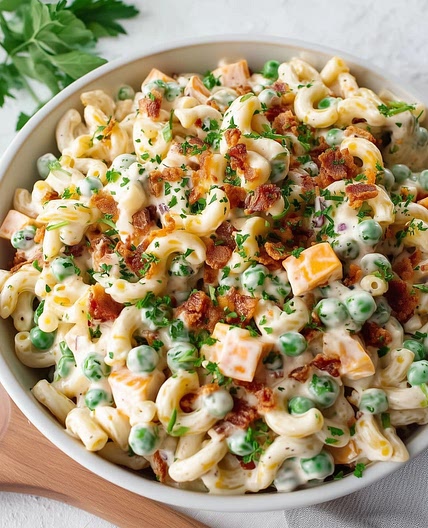 Creamy Bacon Ranch Pasta Salad