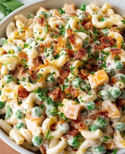 Creamy Bacon Ranch Pasta Salad