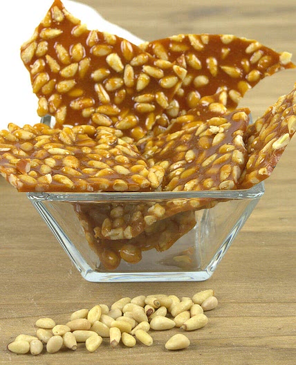 Lemon-Scented Pine Nut Brittle