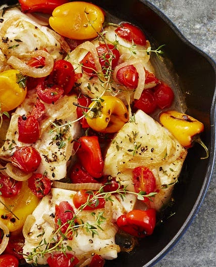 Mediterranean Baked Cod