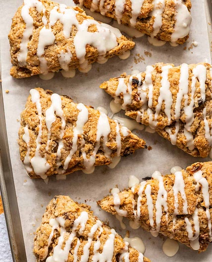 Carrot cake scones