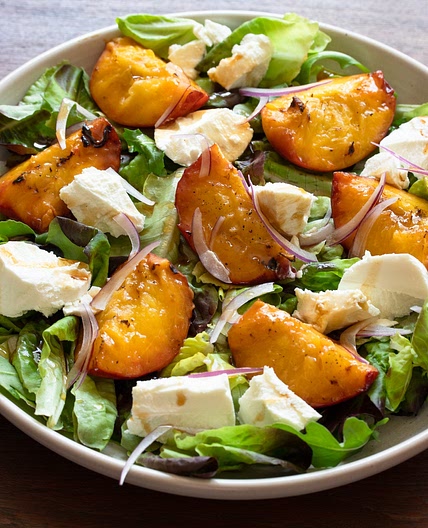 Grilled Peach Salad