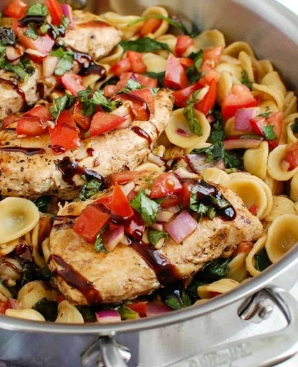 Bruschetta Chicken Pasta