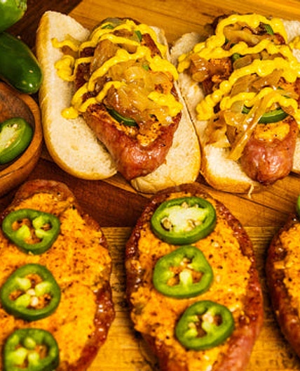 Bratwurst Popper Boats