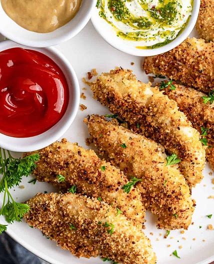 Crispy, Easy Baked Chicken Tenders
