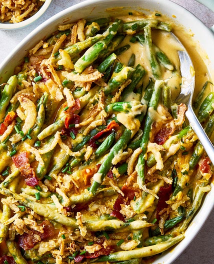 Loaded Green Bean Casserole