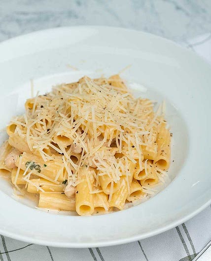 Chicken Pasta with Sage and Marsala