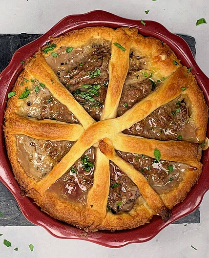 Ground Beef Pie for Two