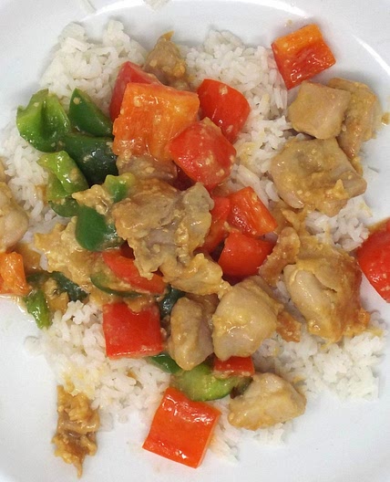 Miso Chicken and Pepper Stir-Fry