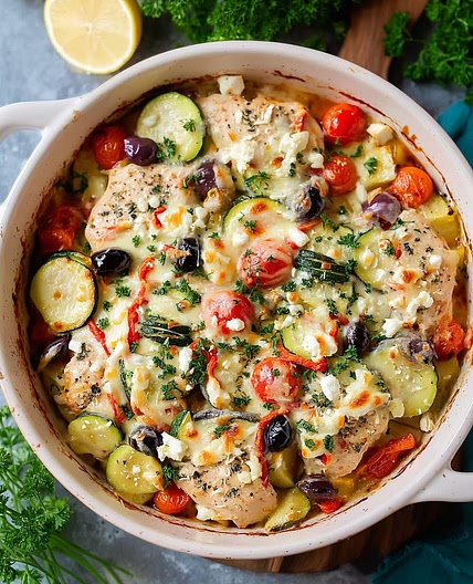 Mediterranean Chicken Bake