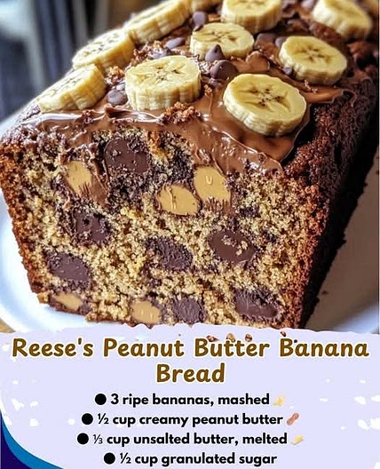 Reese's Peanut Butter Banana Bread