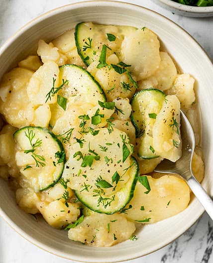 German Cucumber Potato Salad