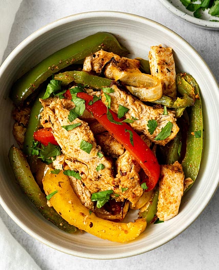Air Fryer Chicken Fajitas