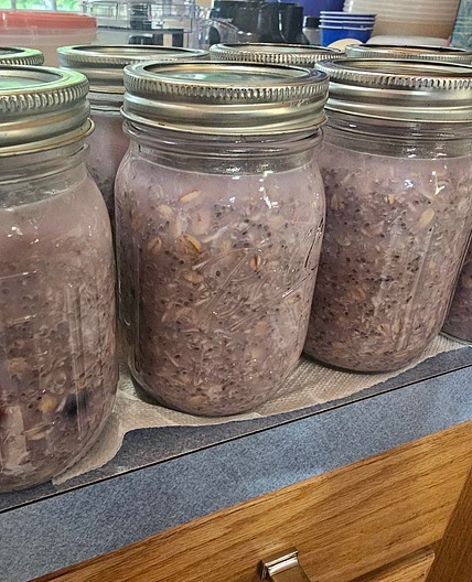 Oatmeal. It's oatmeal!