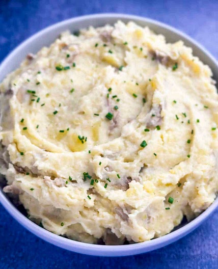 Rustic Yukon Gold Mashed Potatoes (with Skins)